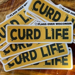 Pegatina de vinilo CURD LIFE