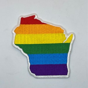 Wisconsin Pride Embroidered Patch
