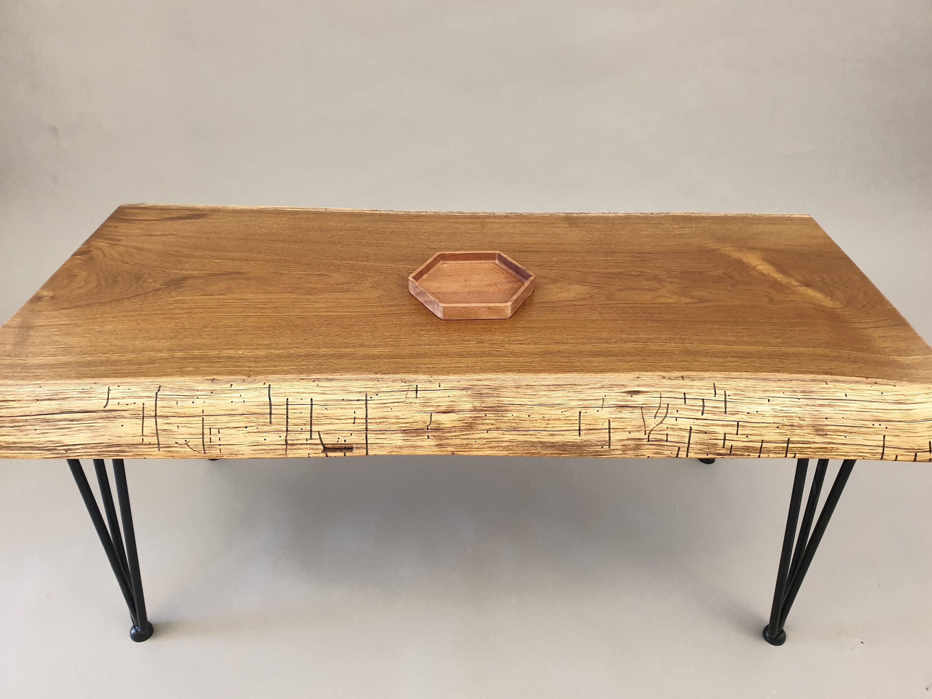 Wooden Oak Coffee Table Decoration Table Unique Coffee - Etsy