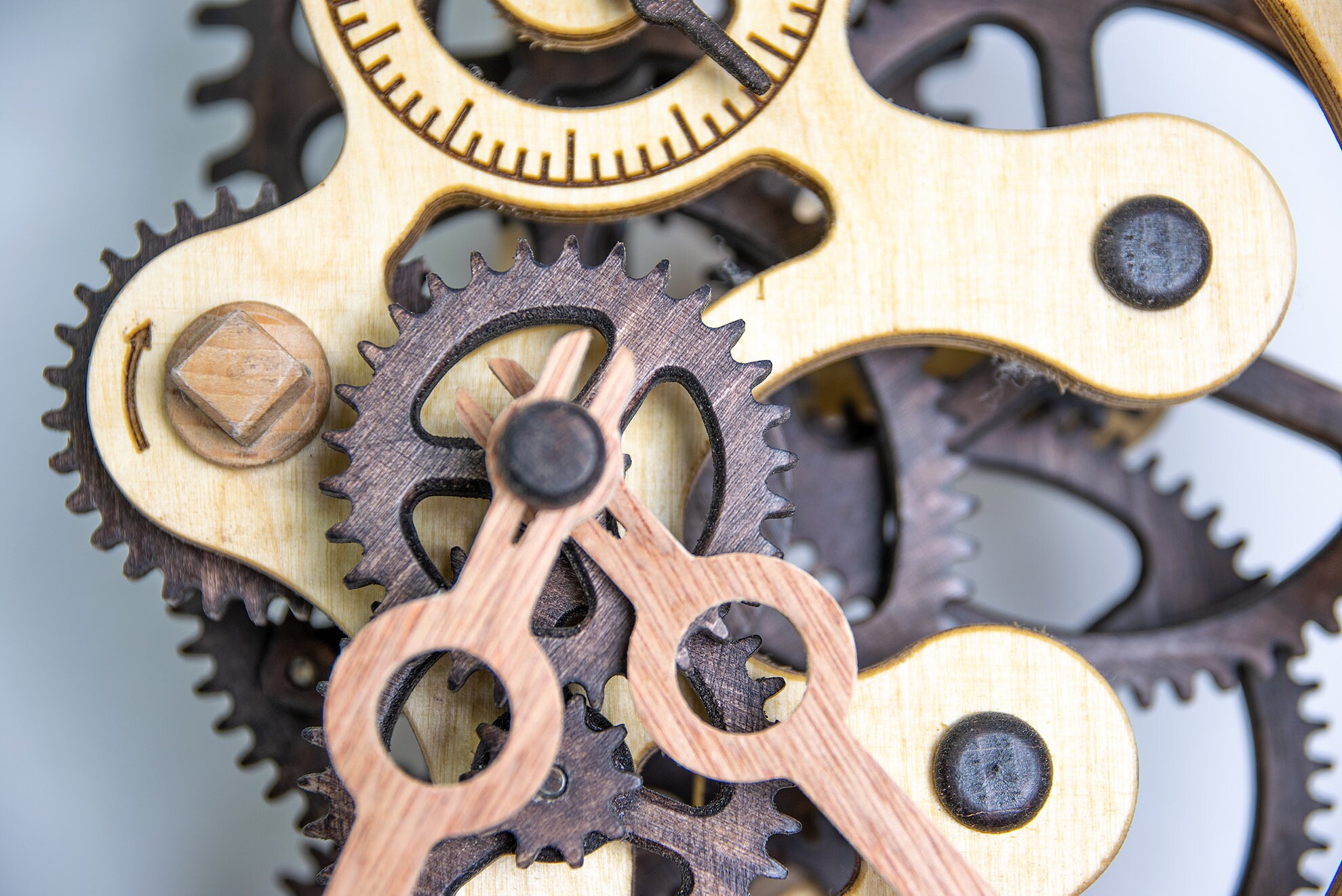 Wooden Wall Clock LILY Kit DIY Project Kit Pendulum Etsy