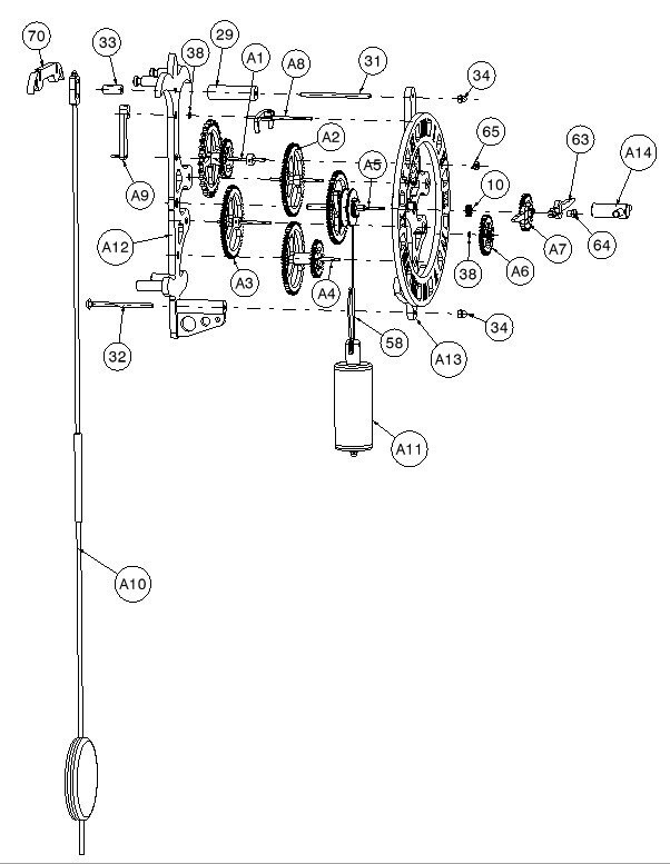 Wooden Wall Clock LILY Kit DIY Project Kit Pendulum Etsy