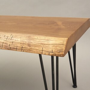 Wooden Oak Coffee Table Decoration Table Unique Coffee - Etsy