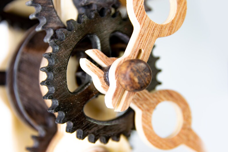 Wooden Wall Clock Cronos Kit DIY Project Kit Steampunk Etsy