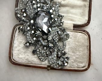 PH PandaHall 12pcs Kit de broches en strass transparent