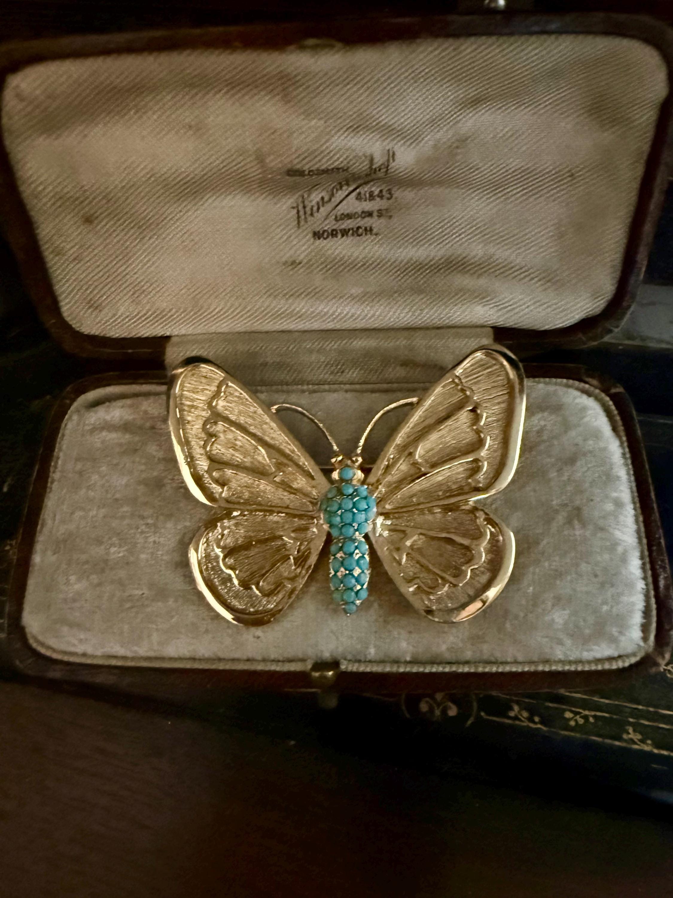 Butterfly Swarovski Brooch - Etsy
