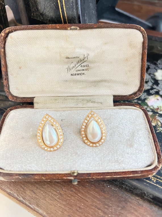 Orecchini Vintage A Goccia Con Perle Oro | Pendenti Lunghi Di Perle, Gioielli Minimalisti Per Donne E Ragazze, Ideali Per Nozze