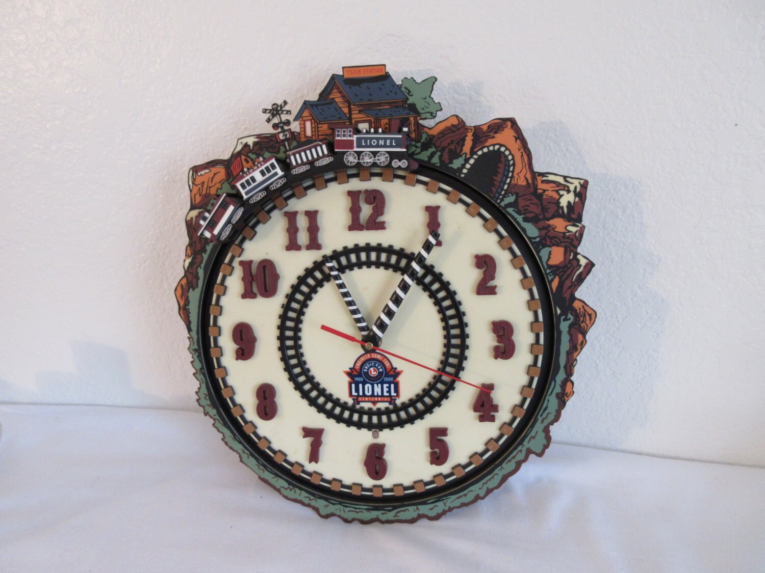 Vintage Lionel Train Wall Clock Etsy
