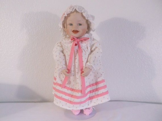 Vintage Sooooo Cute Porcelain Sarah 15 Doll | Etsy