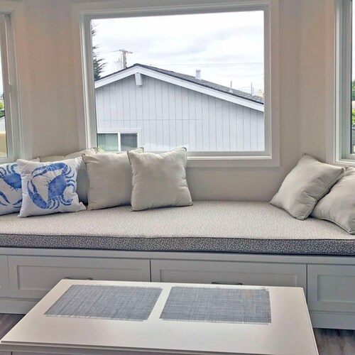 Bay Window Seat Cushion Trapezoid Bench Seat Custom Cushion Etsy