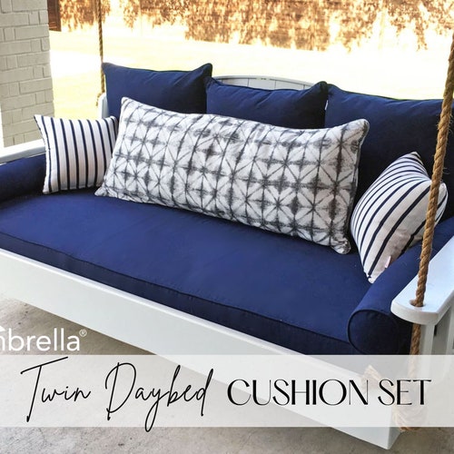 Sunbrella Custom Daybed Cushion Twin Bed Size Porch Swing Etsy
