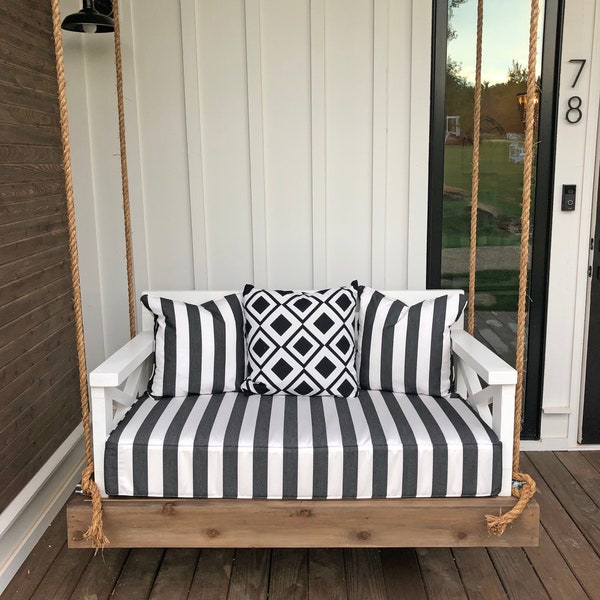 Outdoor Twin Size Swing Cushions Etsy