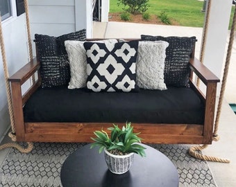 Sunbrella Twin Daybed Cushion Cover: Outdoor Patio Swing Bed, Quick Ship