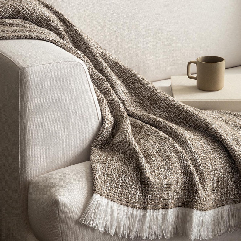 Sunbrella Crosshatch Throw