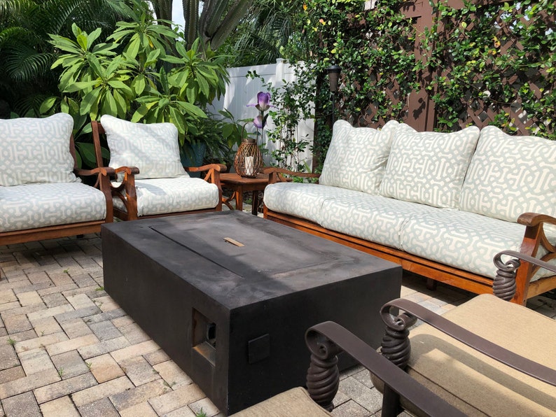 Sunbrella Outdoor Sectional Cushion Set Custom Cushions Etsy