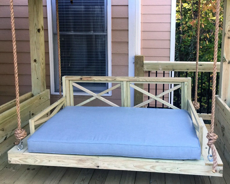 Sunbrella Custom Cushion Queen Bed Sleeping Porch Daybed Etsy