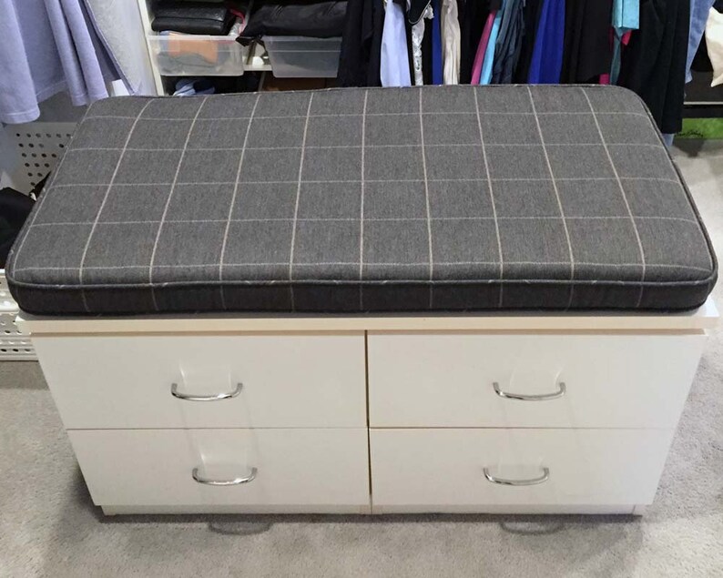 Sunbrella Custom Bench Cushion Dog Bed Window Seat / Etsy
