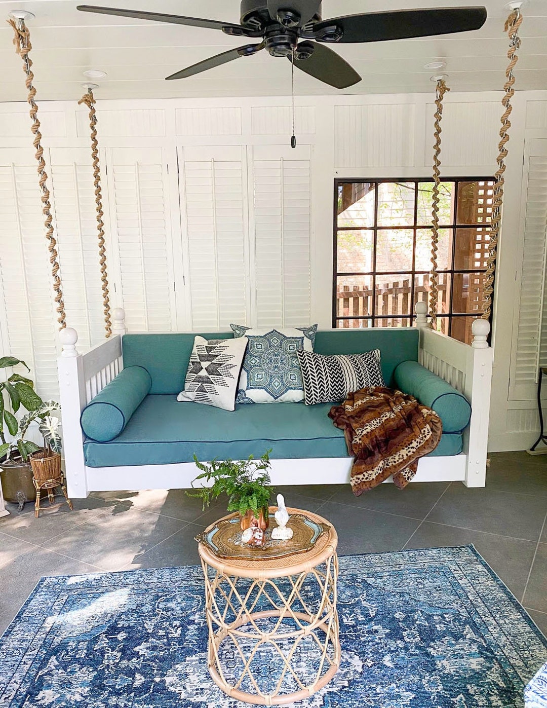 Pair of Sunbrella Daybed Back Cushions Daybed / Porch Swing Etsy