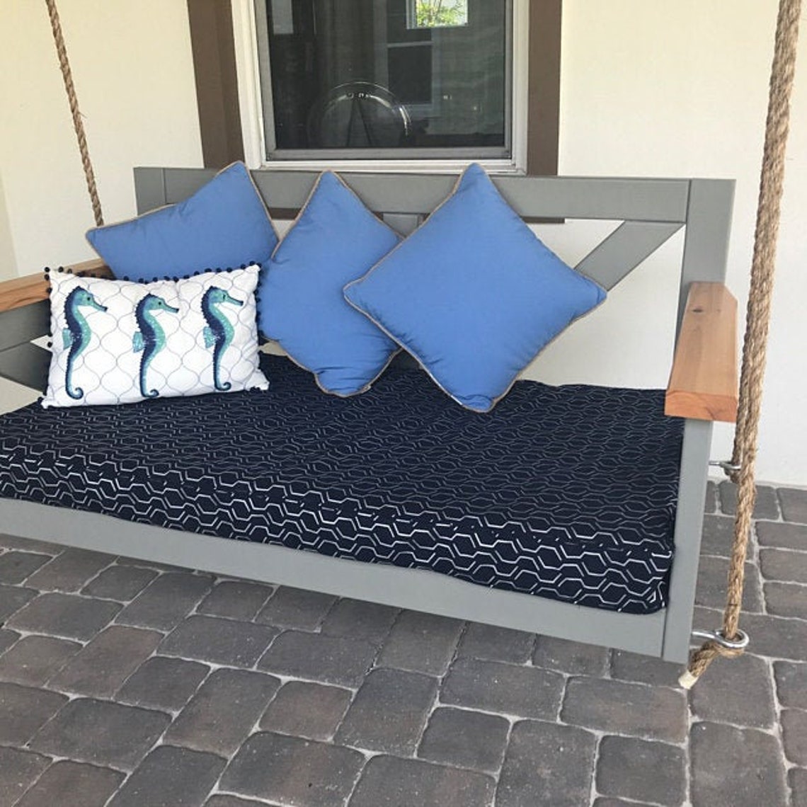 QUICK SHIP Sunbrella Daybed Custom Cushion Cover Standard Etsy