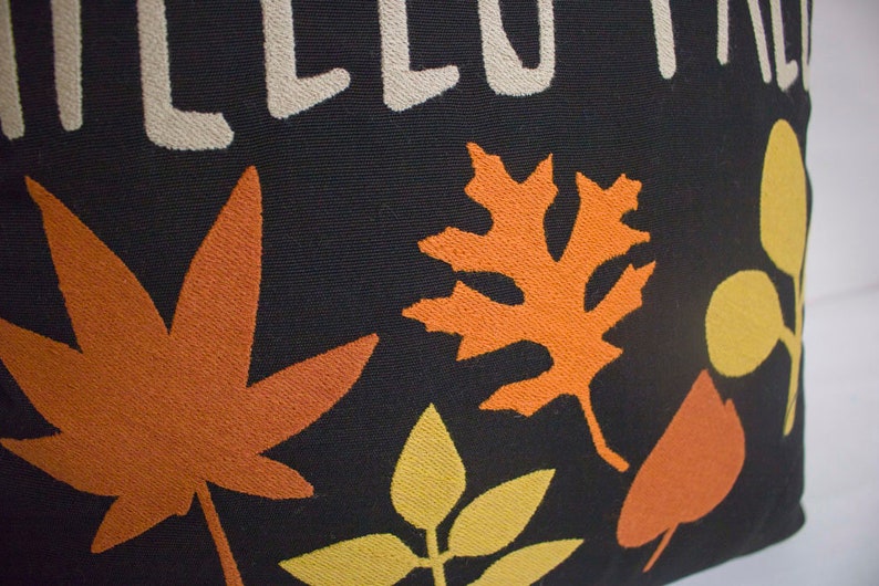 Throw Pillow 18x18 Witch Please Hello Fall Reversible Autumn Decor Fall Decor Sunbrella Halloween Pillow Pillow Cover