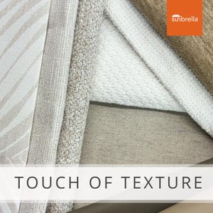Sunbrella Sample Pack -Touch of Texture - Fabric Samples - Sunbrella Fabric Collections - Indoor / Outdoor Upholstery - Fabric Swatches