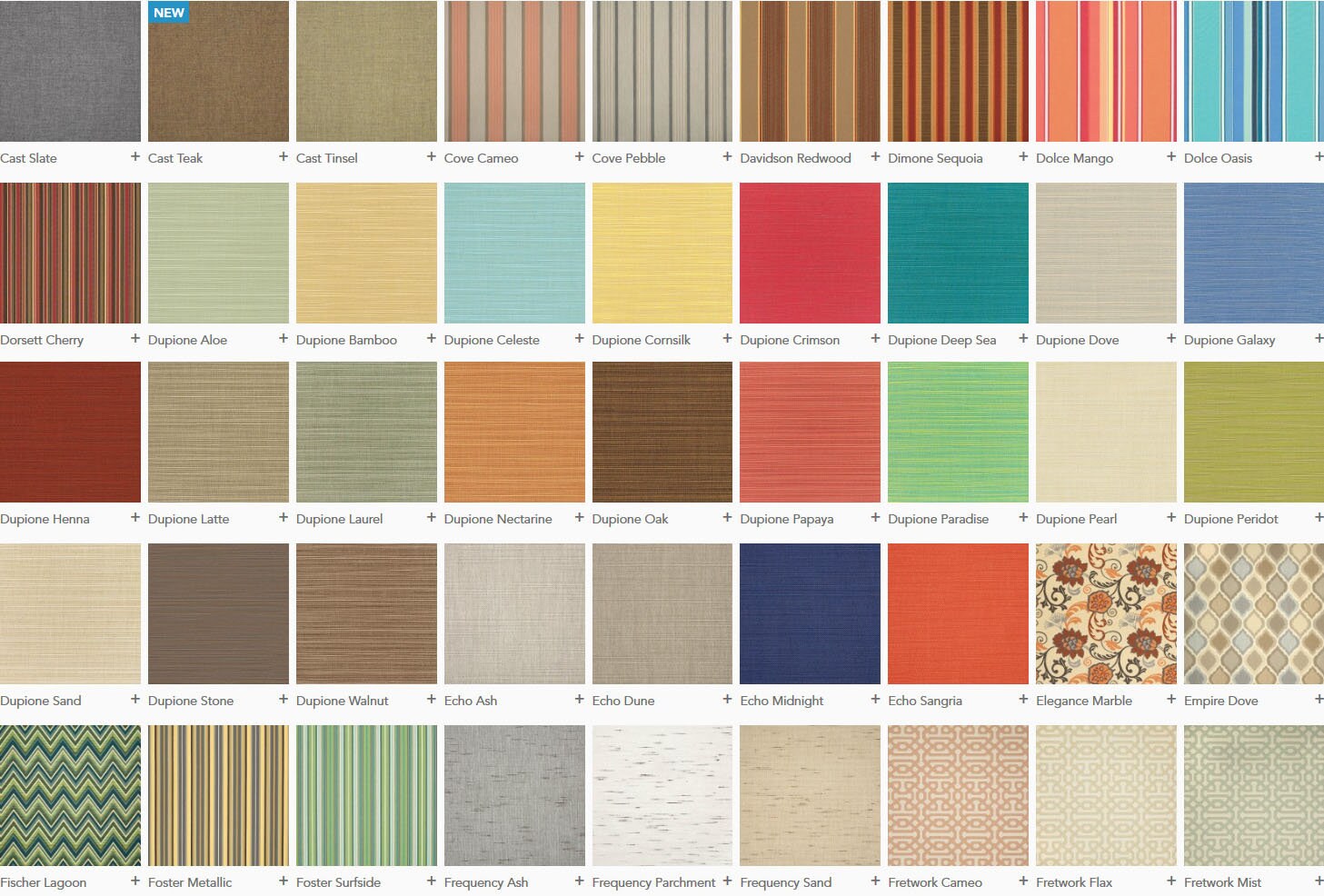 Sunbrella Fabric Samples Sunbrella Elements / Makers Etsy