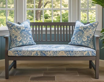 Sunbrella Bench Cushion: Indoor Outdoor Window Seat Cushion
