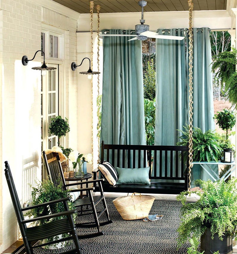 Custom Sunbrella Curtain Panel 100 Wide Image 0
