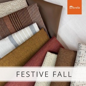 Sunbrella Sample Pack - Festive Fall - Sunbrella Fabric Collections - Indoor / Outdoor Upholstery - Fabric Swatches