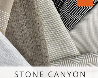 Sunbrella Fabric Sample Pack: Stone Canyon Indoor/Outdoor Upholstery Swatches