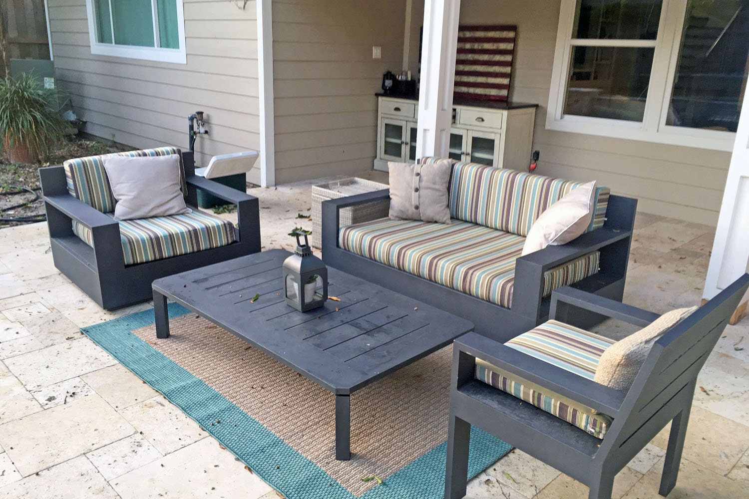 Sunbrella online outdoor loveseat