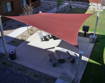 DIY Shade Sail - Square Shade - Durable Sun Shade - Shade Structure - Sun Protection Outdoor Shade - UV Blocking Shade - Custom Sun Shade