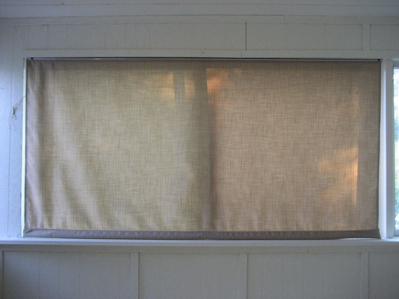 Custom Sunbrella Roller Curtain / Roll Shade All Weather Etsy