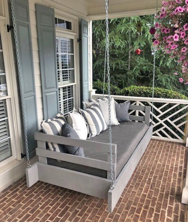 Sunbrella Custom Daybed Cushion Crib Bed Size Porch Swing Glider Swing Bed Outdoor Mattress Cover Outdoor Fabric 52 X 28 X 5