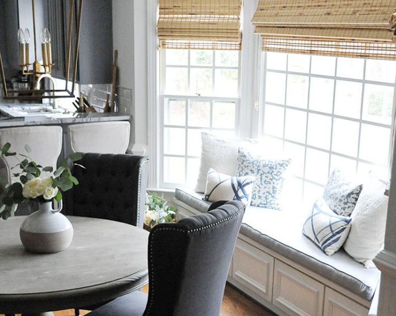 Sunbrella Custom Window Seat Cushion Bay Window Trapezoid Etsy