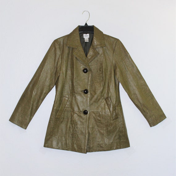 Vintage Chico's Green Leather Jacket Crocodile Green Reptile Print Beautiful Genuine Leather Size 0 Great Condition & Fit - Etsy Vintage Chico's Green Leather Jacket Crocodile Green Reptile Print Beautiful Genuine Leather Size 0 Great Condition & Fit - Etsy