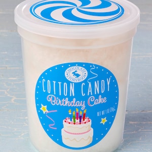 Birthday Cake Cotton Candy