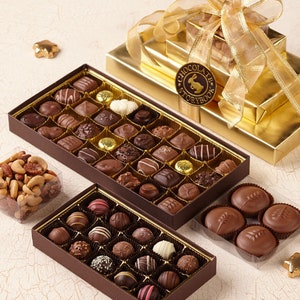 Executive Tower Jr. with truffles, nuts, assorted chocolates