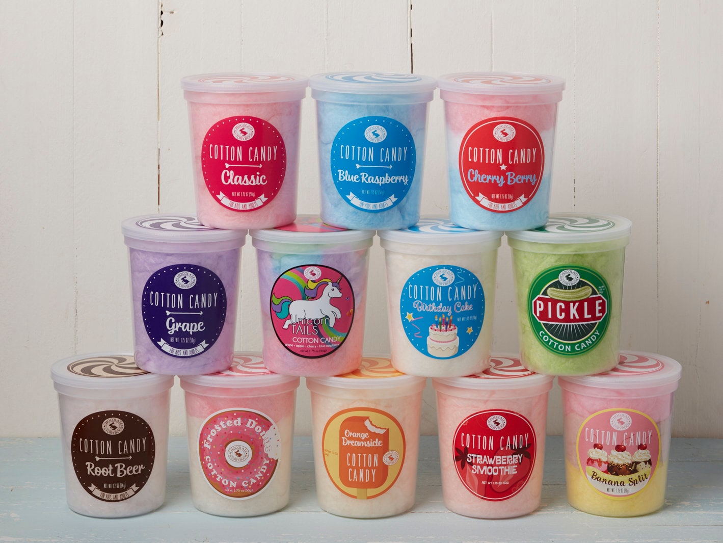 Dozen Assorted Cotton Candy Flavors Etsy