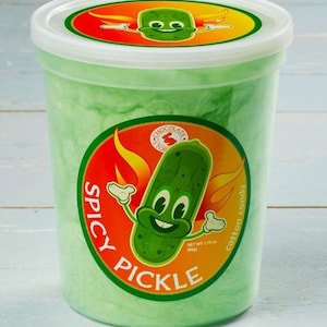 Spicy Pickle Cotton Candy