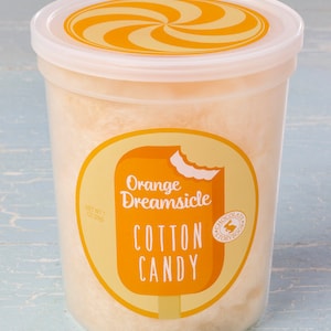 Orange Dreamsicle Cotton Candy