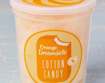 Orange Dreamsicle Cotton Candy