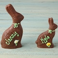 Personalized Chocolate Easter Rabbit