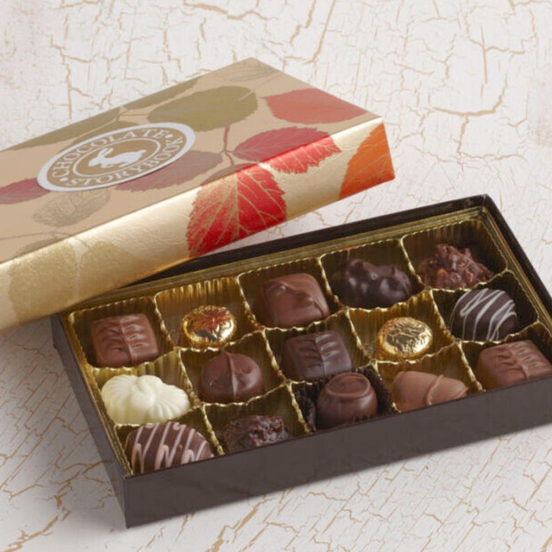 Fall Wrapped Chocolate Assortment Gift Box - Etsy
