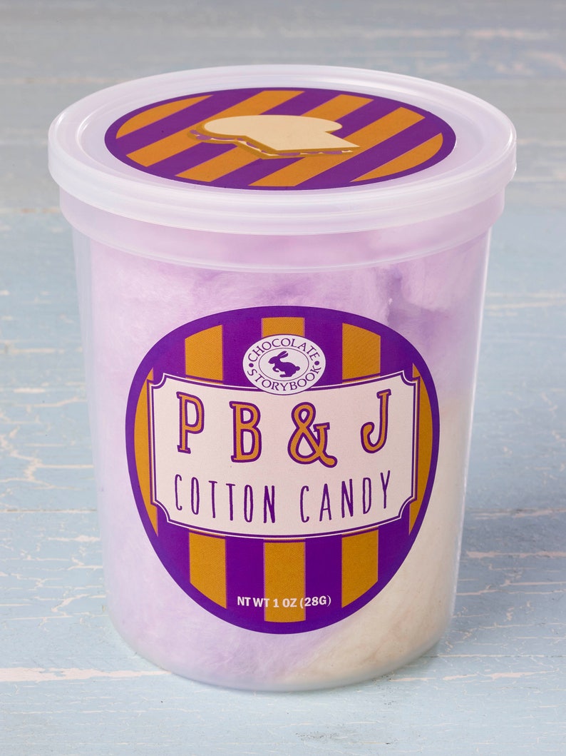 Peanut Butter and Jelly Cotton Candy Etsy