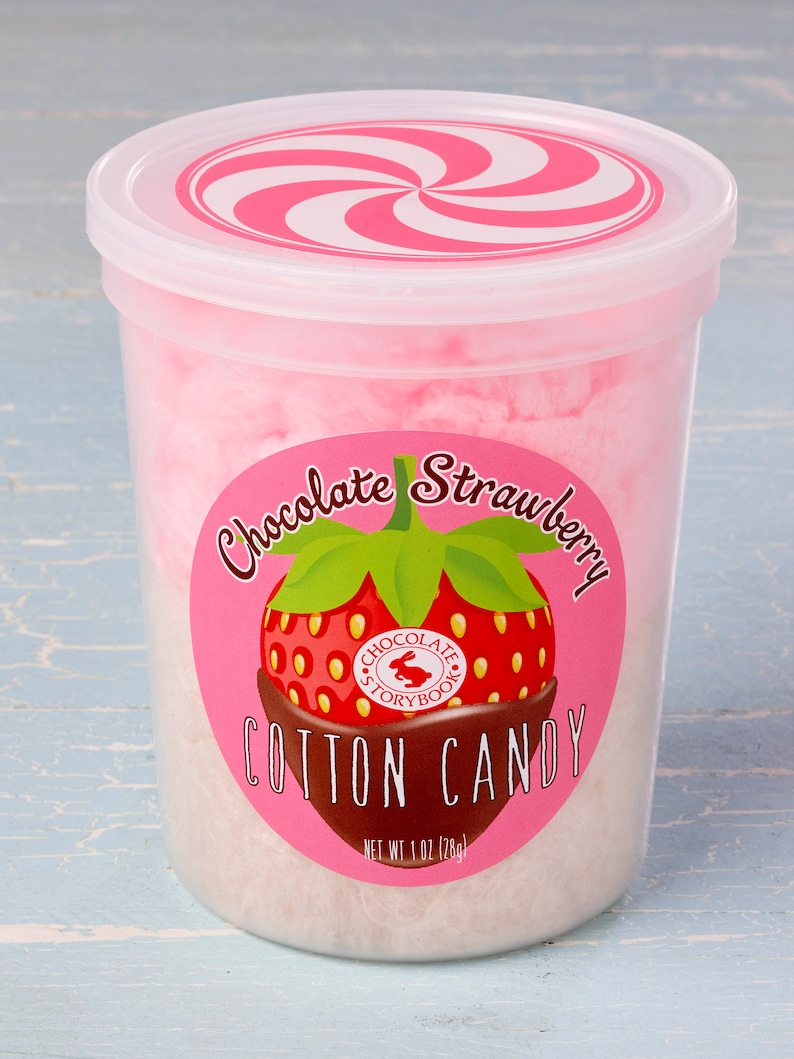 Chocolate Strawberry Cotton Candy image 1