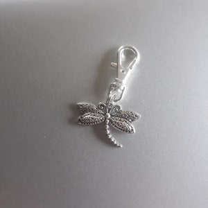 Pewter Dragonfly Zipper-Pull #5