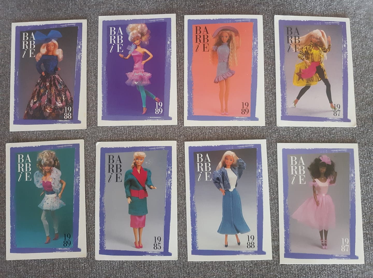 Barbie Collector Cards 80's Fashion Etsy
