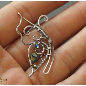Wire Wrap Tutorial Butterfly with Swarovski bicones