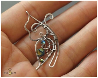 Wire Wrap Tutorial Butterfly with Swarovski bicones