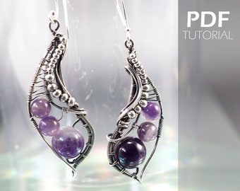 Wire wrap earrings tutorial downloaded